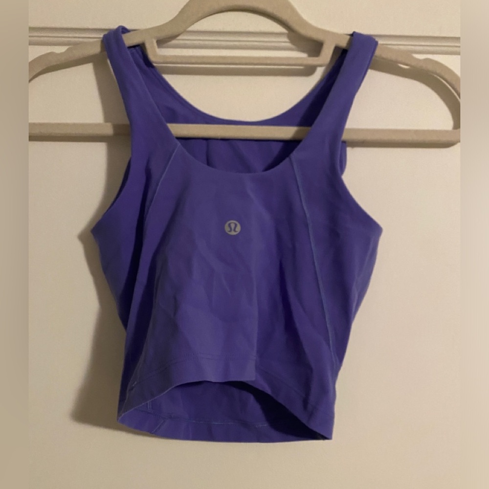 Lululemon Align High-Neck Tank Top Nulu Fabric Purple Size 0 - Picture 4 of 8